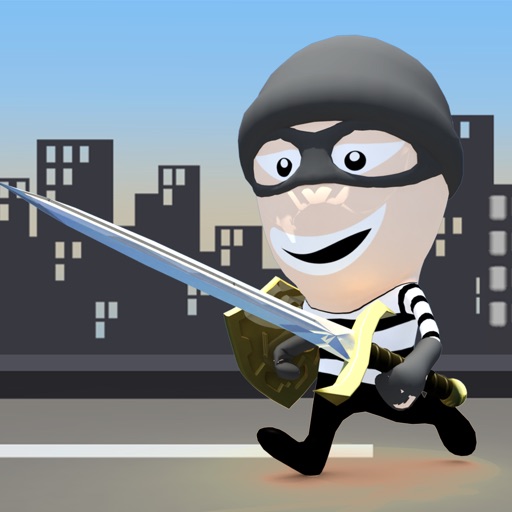 Crazy Thief Fighting Fury - blade battle Icon