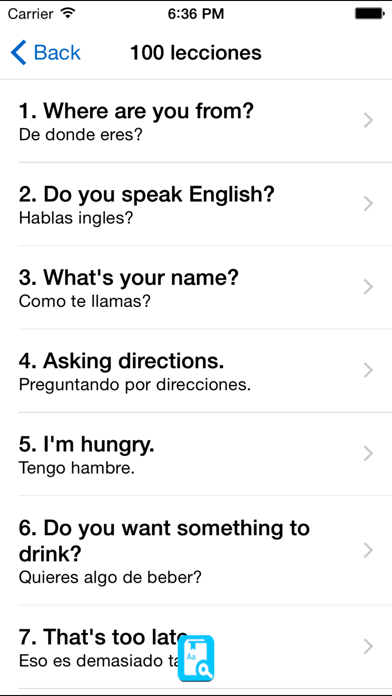 How to cancel & delete English Study For Spanish - Aprendiendo ingles from iphone & ipad 4