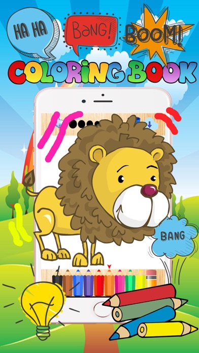 How to cancel & delete zoo animal kid coloring book hand eye coordination from iphone & ipad 2
