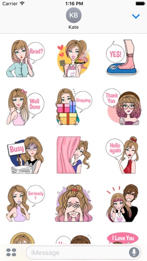 Sharon Vol.2 Stickers for iMessage by AMSTICKERS(圖2)-速報App