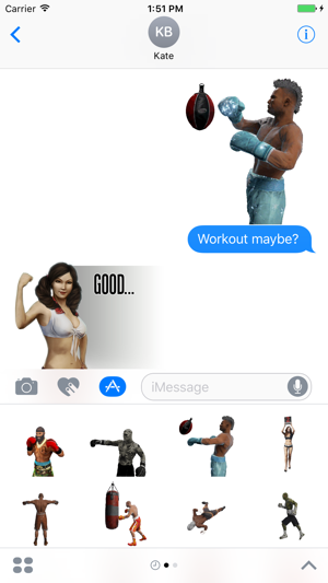 Real Boxing 2 Stickers