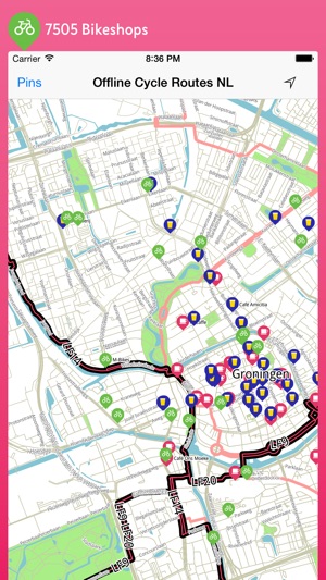 Offline Cycle Maps Netherlands(圖2)-速報App