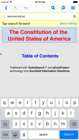 Game screenshot US Constitution TurboSearch mod apk