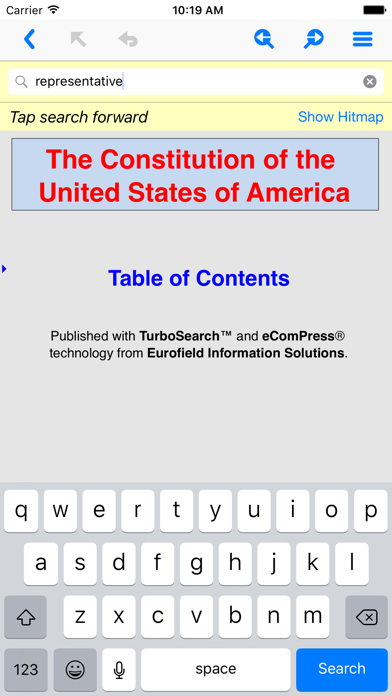 How to cancel & delete US Constitution TurboSearch from iphone & ipad 1