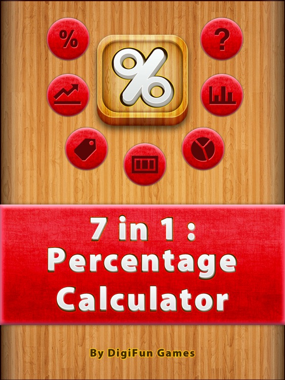 7 in 1 : Percentage Calculator HD
