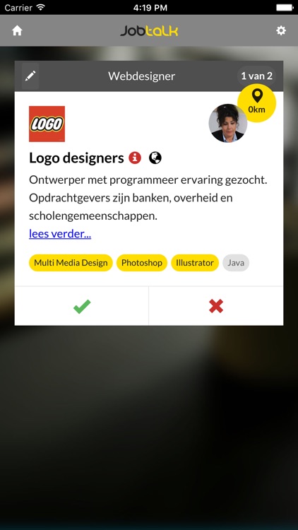 JobTalk … vacatures swipen screenshot-3