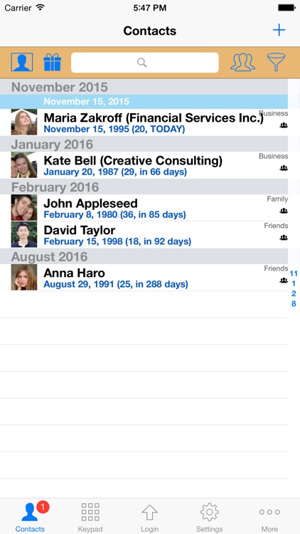 ContactsPro for iPad