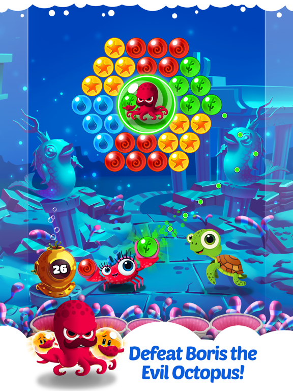 Bubble Heroes: Starfish Rescue для iPad