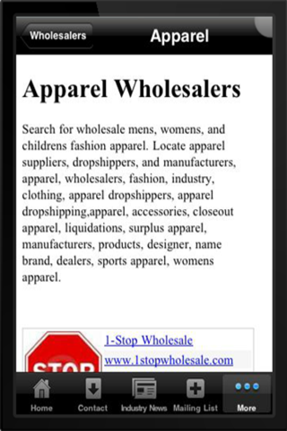 Скриншот из Wholesale Merchandise Sources