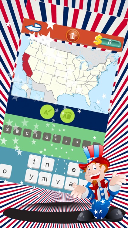 Guess The Flag And Geography Map Of 50 US States screenshot-4