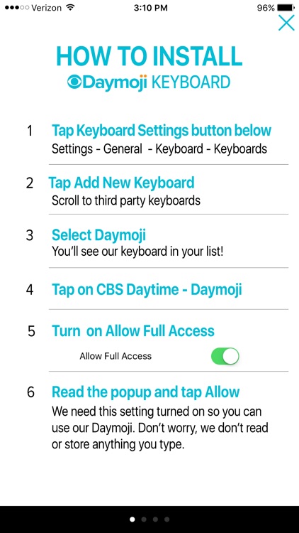 CBS Daytime Daymoji Keyboard screenshot-3