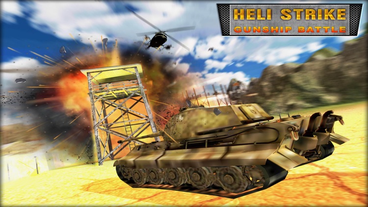Heli Strike Gunship Battle 3D screenshot-4