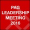 App designed for PAG Leadership Meeting and is for staff use only