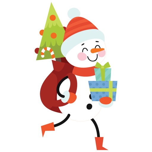 Funny Snowman - Merry Christmas Sticker Vol 06 icon