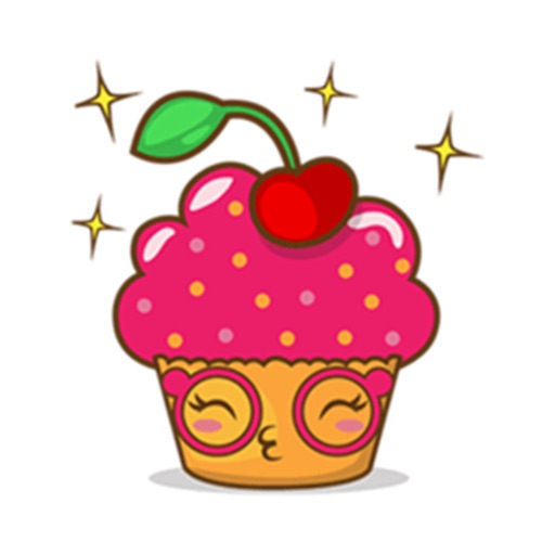 Sweet Cupcake Sticker