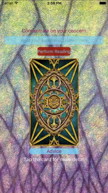 Tarot Card Reader Lite screenshot-0