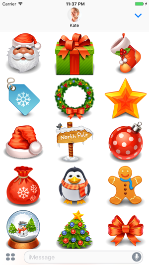 Merry Christmas (New Year) - Stickers for iMessage(圖3)-速報App