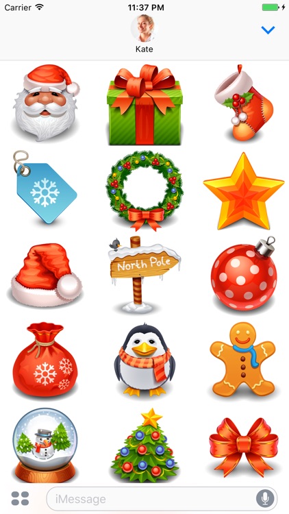 Merry Christmas (New Year) - Stickers for iMessage