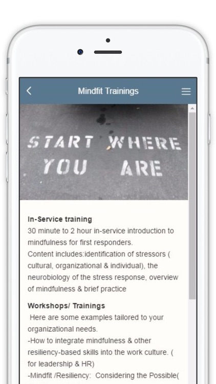 Mindfit Resiliency Project