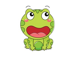 What better way to say anything than with little frog stickers