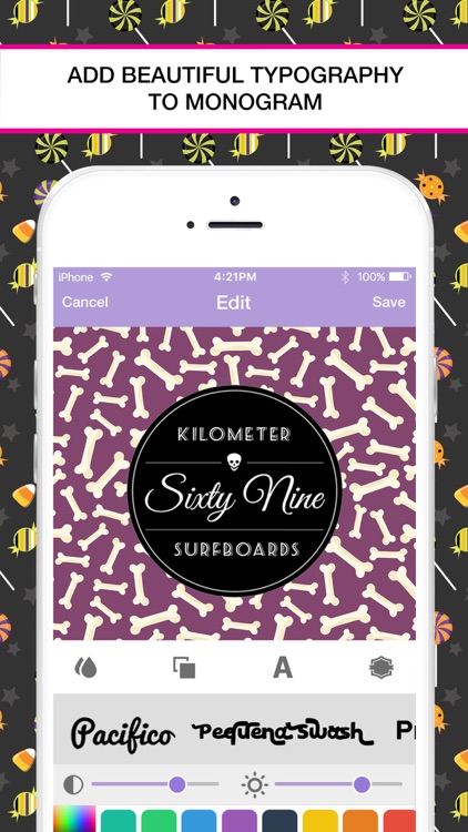 Wallpaper Maker- Make Your Own Wallpaper Monogram screenshot-3