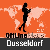 Düsseldorf Déconnecté carte et guide de voyage pour PC