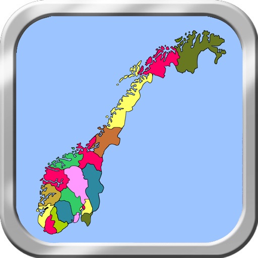 Norway Puzzle Map iOS App