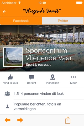 Sportcentrum Vliegende Vaart screenshot 4