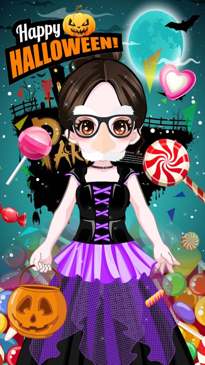 Halloween Dressup Party - Dress up game for girls