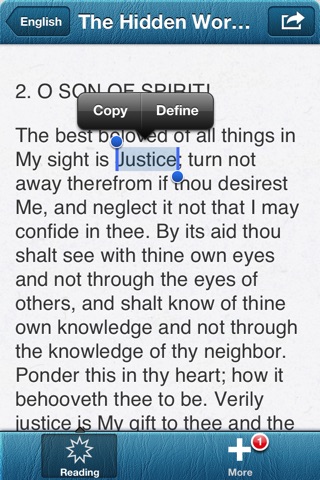 The Hidden Words: Baha'i Reading Plan screenshot 4