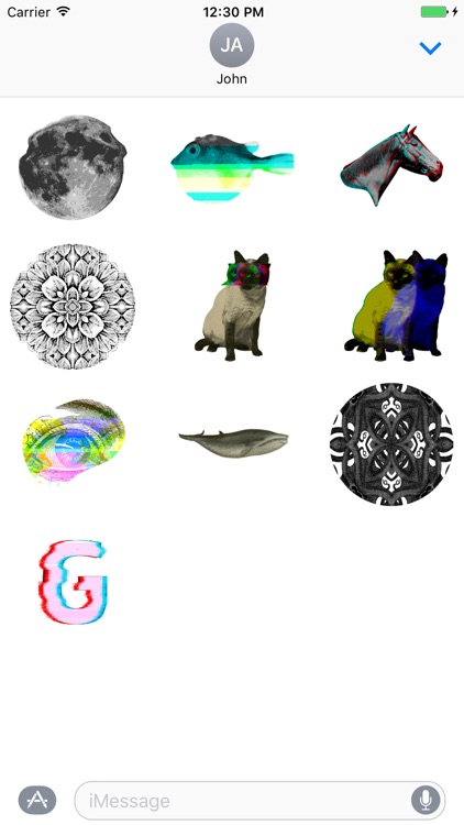 Glitchy Sticker Pack I