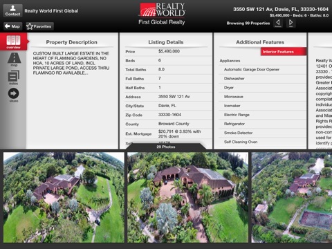 Realty World First Global Realty for iPad screenshot 4