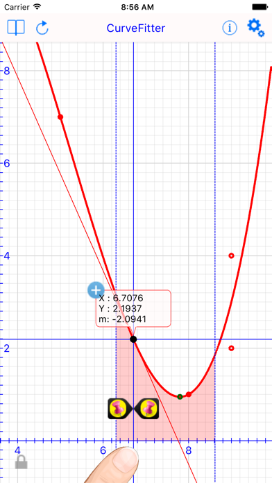 How to cancel & delete Curve Fit Graph Calculator from iphone & ipad 1