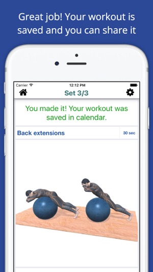 Exercise Ball Workout Challenge PRO - Get fit(圖4)-速報App