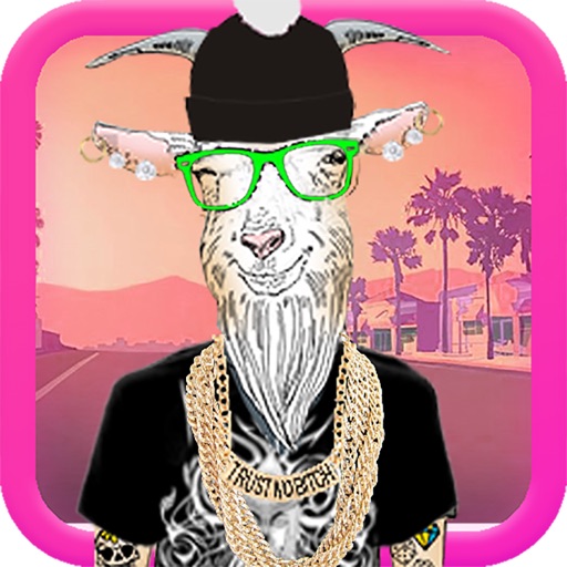 Thug Life Goat Dress up iOS App