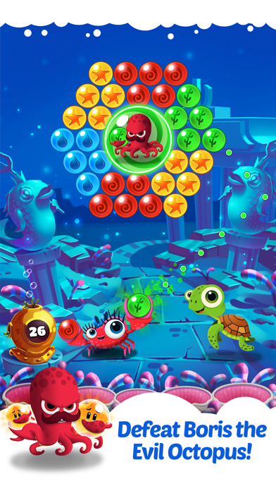 How to cancel & delete Bubble Heroes: Starfish Rescue from iphone & ipad 2