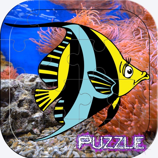 Marine Math Games Jigsaw Puzzles : Fish for Kids Icon