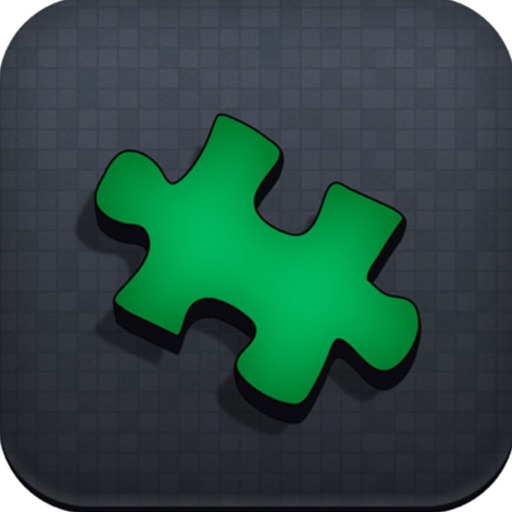 Christmas puzzle based on jigsaw icon