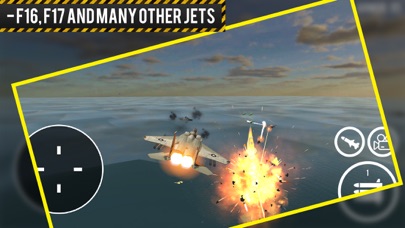 F16 Naval Jet Air Strike : Warfare Combat 3Dのおすすめ画像1