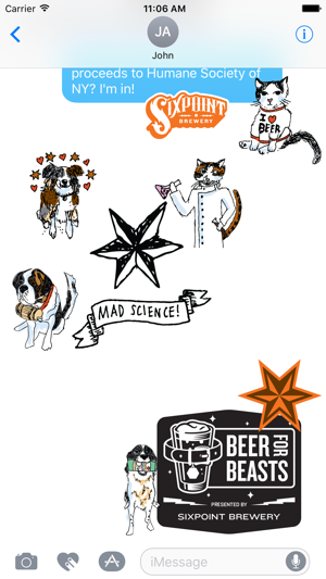 Beer For Beasts Stickers - Sixpoint(圖2)-速報App