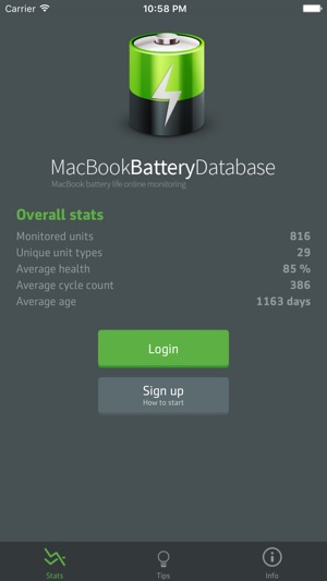 MBBDB – MacBook's battery life