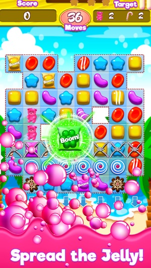 Candy Gummy Bears - The Kingdom of Match 3 Games(圖4)-速報App