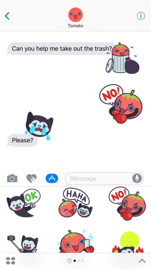 Tomato Vampire Stickers(圖2)-速報App