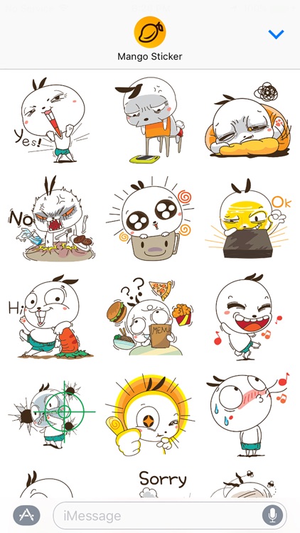 Myong - Mango Sticker