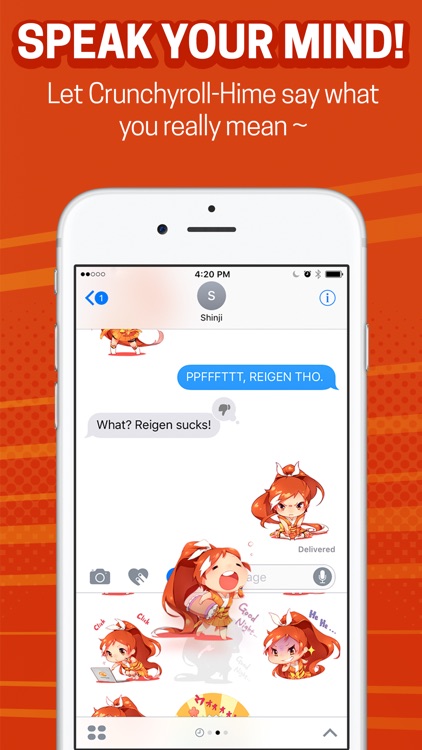 Official Crunchyroll-Hime Sticker Pack