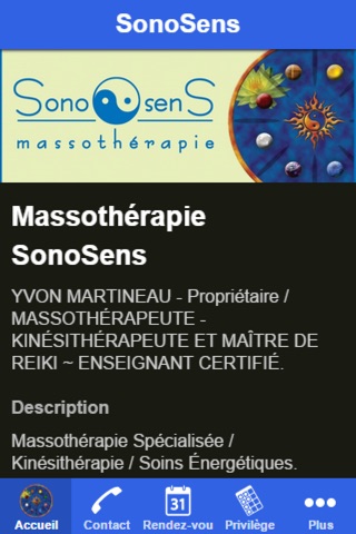 Massotherapie SonoSens screenshot 2