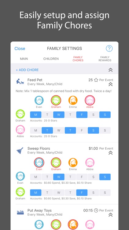 iEarn: Allowance, Chores, Banks & Rewards screenshot-4