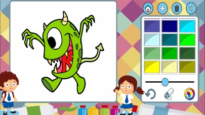 How to cancel & delete Monsters and robots to paint - coloring book from iphone & ipad 3