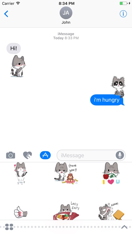 Funny Cat Sticker screenshot-3