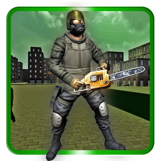 Zombie Chainsaw City Killer- Zombie Defense 2017 Icon